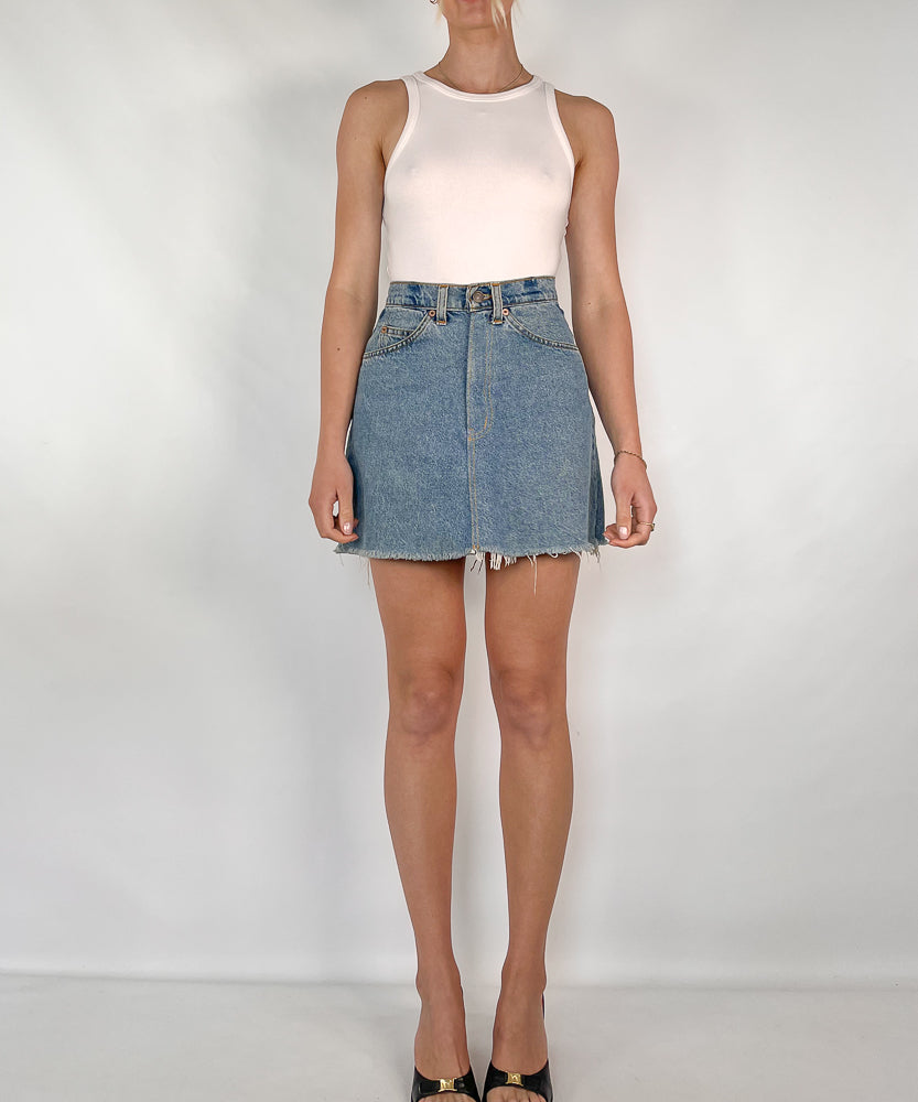 Levis denim shop skirt vintage